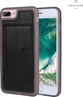 Zwart hoesje Pierre Cardin - Backcover - Stijlvol - Leer - iPhone 7-8 Plus - Luxe cover