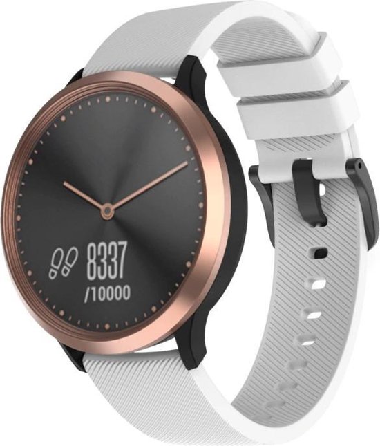 vivomove hr black silicone band