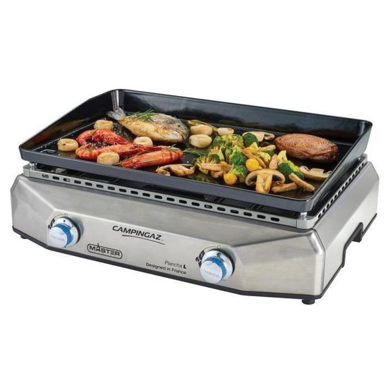 CAMPINGAZ Master L roestvrijstalen gasfornuis gietijzeren