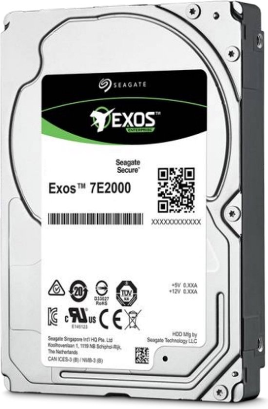 Seagate Enterprise ST2000NX0433 interne harde schijf 2.5'' 2000 GB SAS