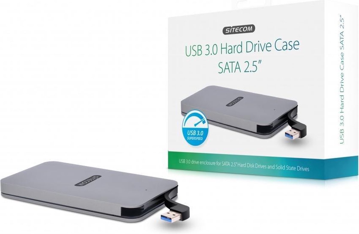 MD400 USB 3.0 HDD Case Sata 2.5 Fix.Cable