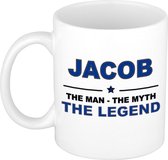 Jacob The man, The myth the legend cadeau koffie mok / thee beker 300 ml