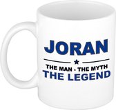 Joran The man, The myth the legend cadeau koffie mok / thee beker 300 ml