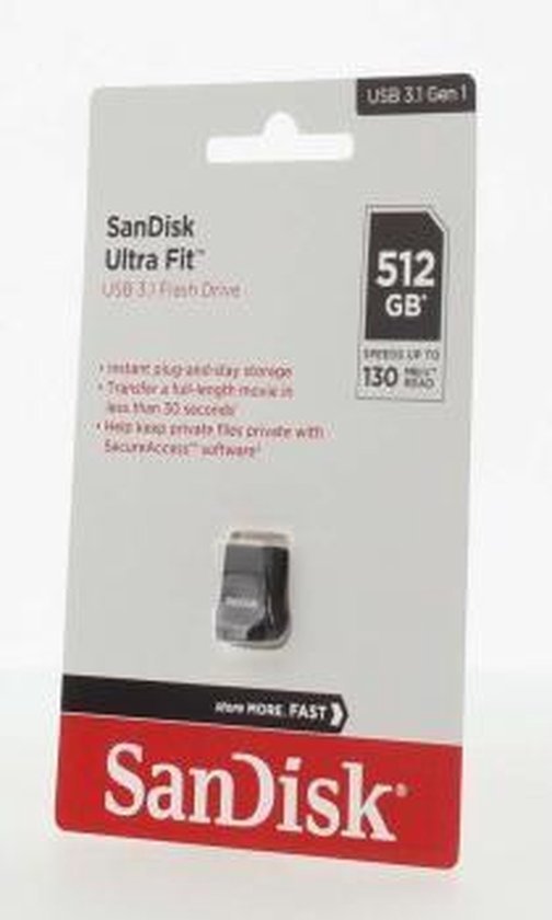 Lecteur Flash - Clé USB SanDisk Ultra Fit - 512Go
