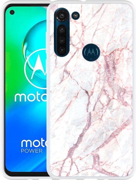 Motorola Moto G8 Power White Marble | bol.com