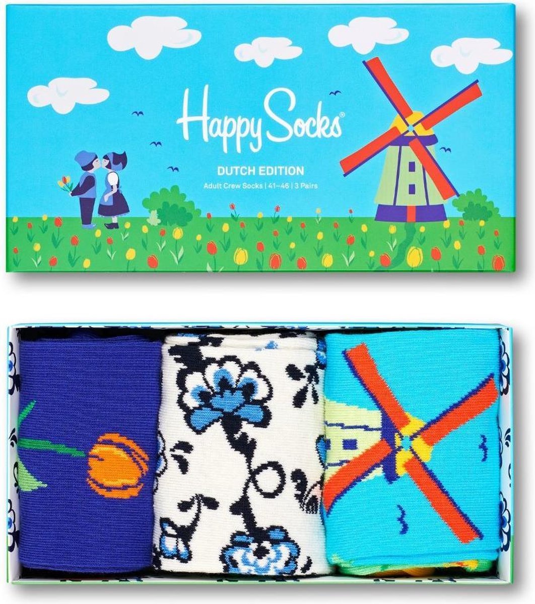 Happy Socks Dutch Edition Giftbox - Maat 36-40 | bol.com