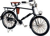 Clayre & Eef Miniature décorative Vélo 21x7x13 cm Noir Fer Voiture miniature
