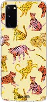 Casetastic Samsung Galaxy S20 4G/5G Hoesje - Softcover Hoesje met Design - Wild Cats Print