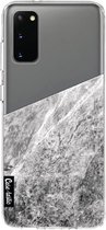 Casetastic Samsung Galaxy S20 4G/5G Hoesje - Softcover Hoesje met Design - Marble Transparent Print