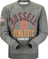 Russell Athletic  - Men Crewneck Sweatshirt - Heren crew Sweater - S - Grijs