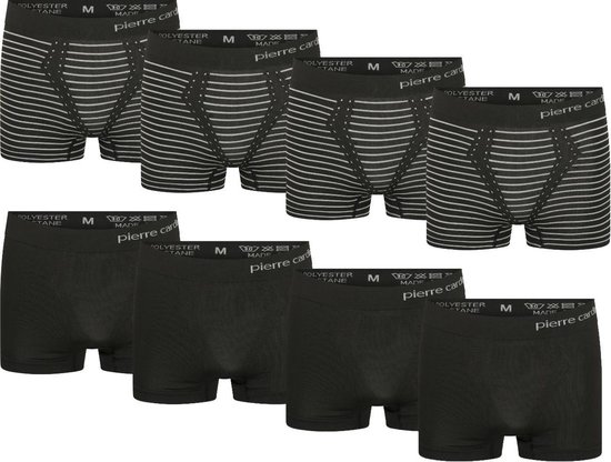 Pierre Cardin - Heren Onderbroeken 8-Pack Seamless Boxers - Zwart - Maat  XXL | Bestel nu!