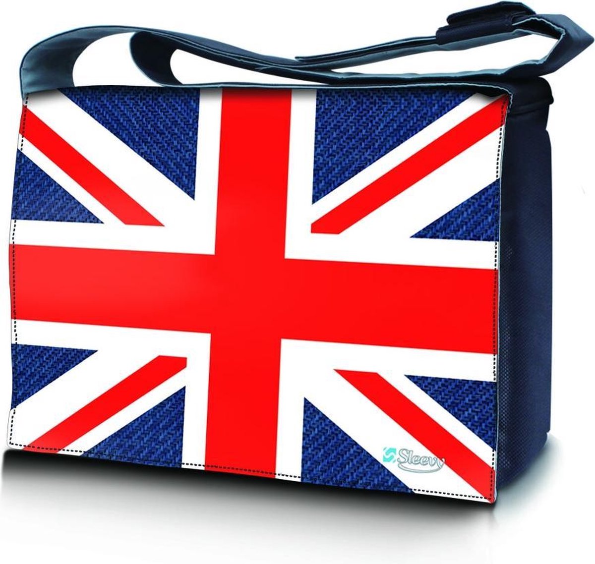 Sleevy 17,3 laptoptas / messenger tas Engeland - laptoptas - schooltas