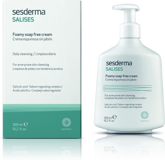 Sesderma Salicy (Foamy Soap Free Cream) Antibacterial Face & Body