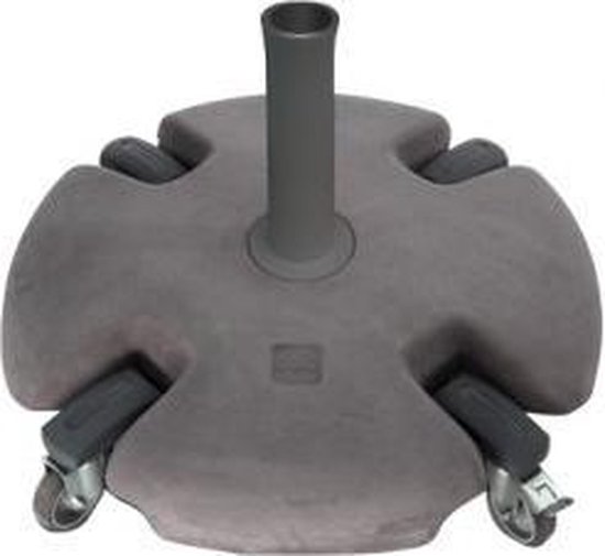 Parasolvoet op wielen - 45kg - verrijdbaar - beton / betonvoet /  parasolstandaard | bol.com