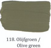 Kalkverf 2,5 liter l'Authentique 118 olijfgroen
