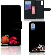 GSM Hoesje Geschikt voor Samsung Galaxy A41 Bookcover Ontwerpen Voetbal, Tennis, Boxing… Sports