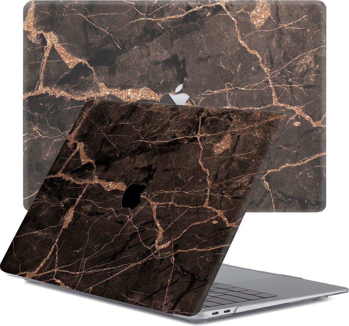 Lunso - cover hoes - MacBook Air 13 inch (2018-2019) - Marble Blaro - Model