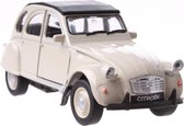 Welly Auto Citroën 2cv Junior Die-cast 11 Cm Beige