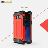 Armor Hybrid Back Cover - Samsung Galaxy S8 Hoesje - Rood