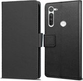 Motorola Moto G8 hoesje - Book Wallet Case - zwart