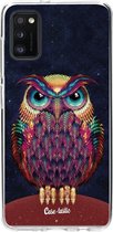 Casetastic Samsung Galaxy A41 (2020) Hoesje - Softcover Hoesje met Design - Owl 2 Print