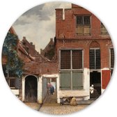 Wooncirkel - Het Straatje - Johannes Vermeer (⌀ 40cm)