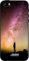 iPhone 5s Hoesje TPU Case - Watching the Stars #ffffff