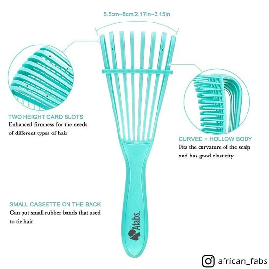 Antiklit Haarborstel Detangler brush Detangling brush Kam voor