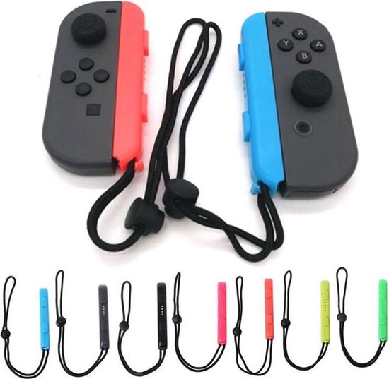 Wrist Strap Band Hand Touw Lanyard geschikt voor Nintendo Switch Joy-Con Zwarte kleur