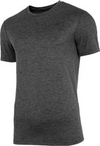 4F Men's Functional T-shirt NOSH4-TSMF003-90M, Mannen, Grijs, T-shirt, maat: M EU