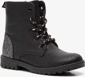 Blue Box meisjes veterboots - Zwart - Maat 32