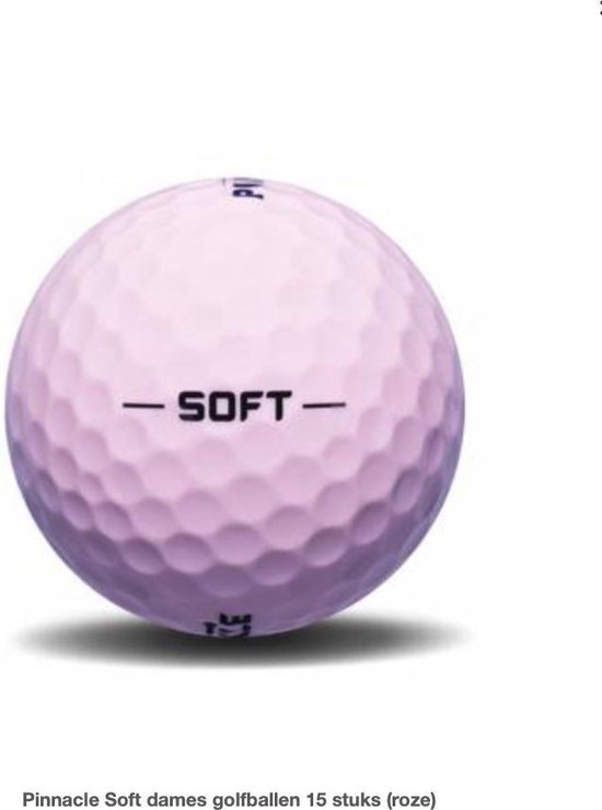 Maria kijk in snijden Pinnacle Soft dames golfballen 15 stuks (roze) | bol.com