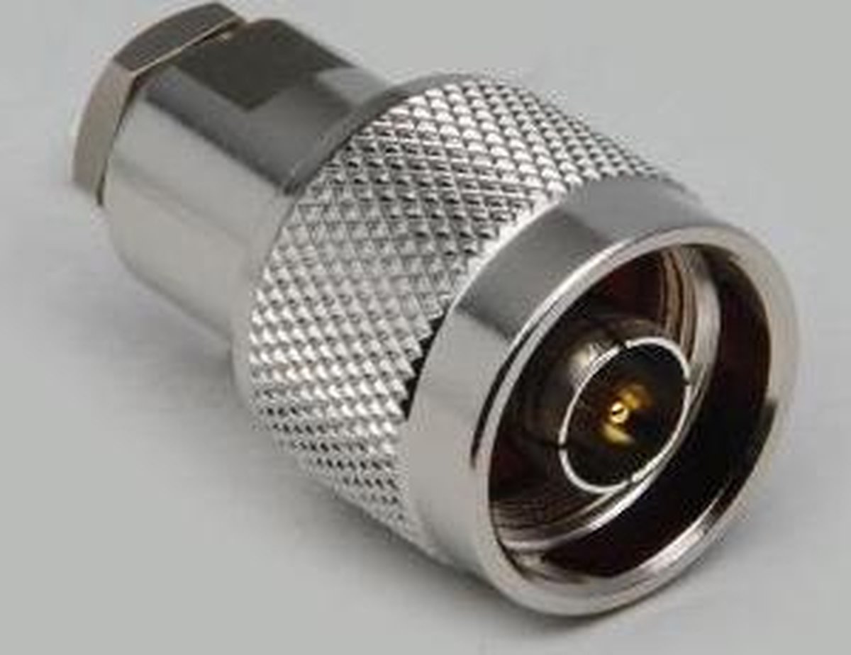 BKL Electronic 0404061 0404061 N-connector Stekker, recht 50 Ω 1 stuk(s)