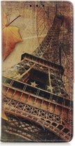Huawei P Smart 2020 Hoesje Portemonnee met Print Eiffeltoren