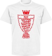 Liverpool Kampioens T-Shirt 2020 - Wit - XL