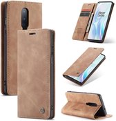 CASEME - OnePlus 8 Retro Wallet Case - Bruin