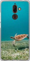 Nokia 7 Plus Hoesje Transparant TPU Case - Turtle #ffffff