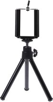 Mini Statief Smartphone Tripod Camera Telefoon Houder - Zwart