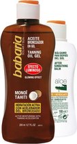 Babaria Solar Aceite Gel Efecto Luminoso Set 2 Pcs