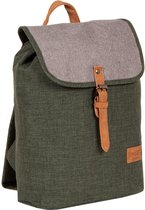 New-Rebels® Creek Small Flap Backpack Donkergroen/Anthracite IV | Rugtas | Rugzak