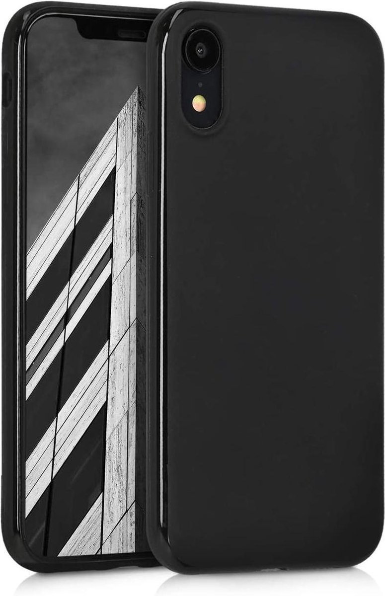 Hoesje Geschikt voor: iPhone X / XS - Soft Silicone - Zwart