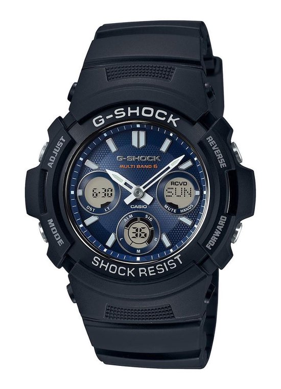 Casio G-Shock AWG-M100SB-2AER Herenhorloge 46 mm - Zwart
