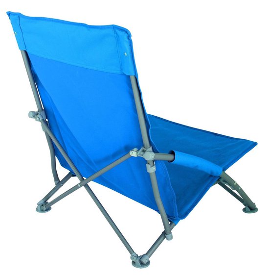 Eurotrail Campingstoel / strandstoel St. Tropez - Blauw van Eurotrail — afbeelding 2