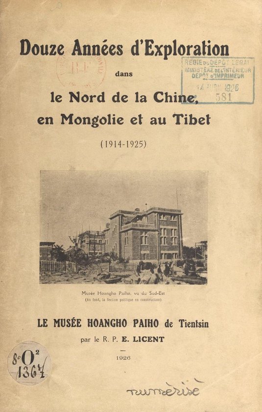 Douze années d'exploration dans le nord de la Chine, en Mon ... - cover