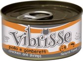 Vibrisse cat kip / garnalen kattenvoer 70 gr