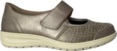 Solidus -Dames -  taupe - lage gesloten schoenen - maat 40½