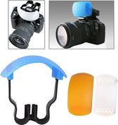 Pop-upflits Zachte flits Diffuser Kit (witte diffuser / blauwe diffuser / oranje diffuser / diffusorbeugel)