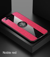 Voor OPPO A5 XINLI stiksels Textue schokbestendige TPU beschermhoes (rood)