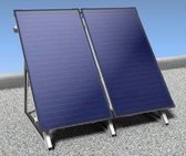 Nefit Solarline 2-collector platdak verticaal bovendaks