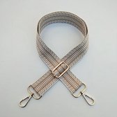 Bag strap - Tas strap - Tassen hengsel - 130 cm - Beige